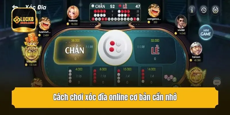 Cách chơi xóc đĩa online cơ bản cần nhớ